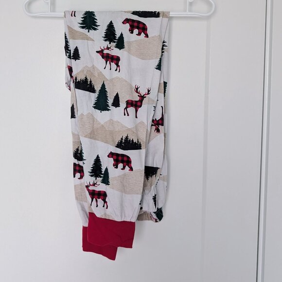 The Children’s Place - Adult Matching Family Mountain Cotton Pajamas - White - Picture 6 of 9